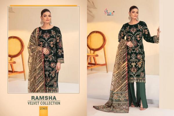 Shree Ramsha Velvet  Designer Collection Pakistani Salwar Suit